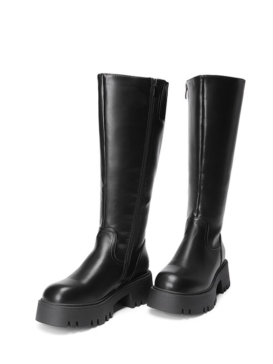 Dreampairs Shoes - New DreamPairs Black Platform Knee-High Women’s Boots grunge bikercore goth sz 8